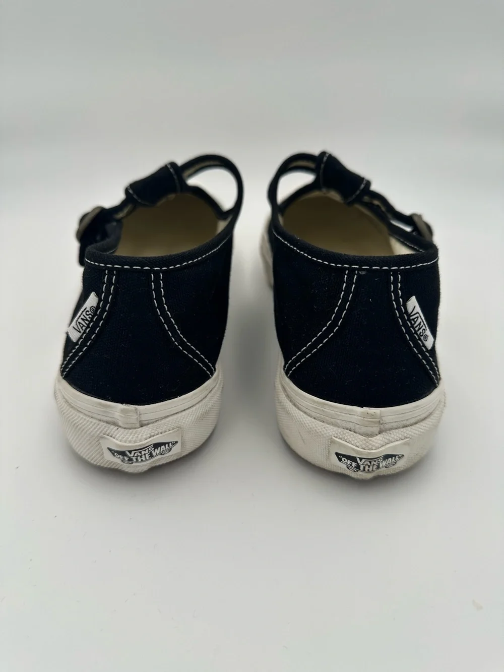 Vans Mary Jane Buckle Shoes Black W 9.5 M 8